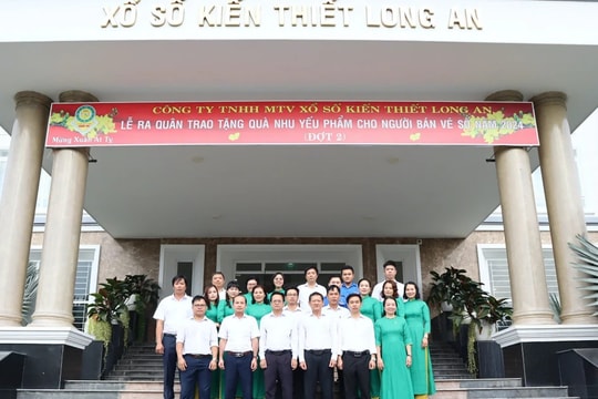 Công ty Xổ số kiến thiết Long An hoàn thành xuất sắc nhiệm vụ nộp ngân sách năm 2024