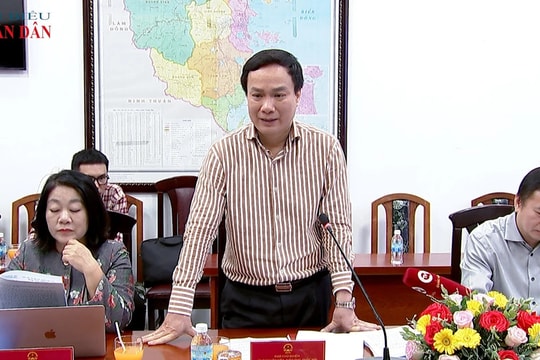 Đoàn khảo sát Ủy ban Văn hóa, Giáo dục của Quốc hội làm việc với UBND tỉnh Khánh Hoà 