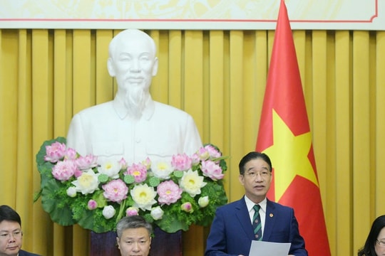 Họp báo công bố Lệnh của Chủ tịch nước về 9 luật vừa được Quốc hội thông qua tại Kỳ họp thứ Tám