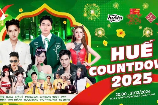 Công bố chương trình nghệ thuật Countdown Huế 2025 - Một Kỷ nguyên mới
