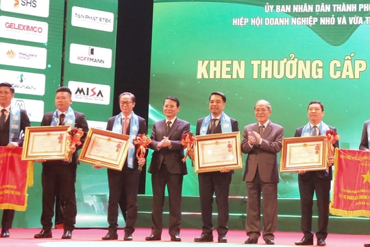 Hà Nội: Vinh danh 109 doanh nhân, doanh nghiệp có đóng góp vào phát triển kinh tế - xã hội