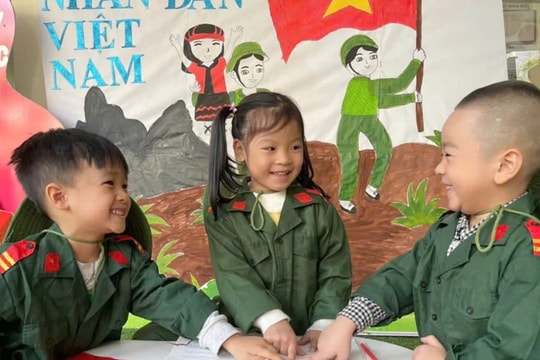 Nhiều trường học tổ chức hoạt động ý nghĩa kỷ niệm Ngày thành lập Quân đội Nhân dân Việt Nam