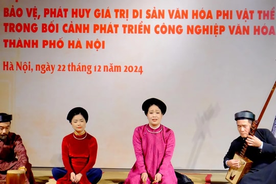 "Giữ lửa" ca trù trong bối cảnh công nghiệp văn hóa