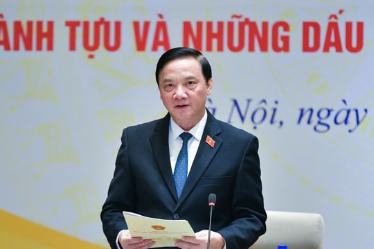 Phó Chủ tịch Quốc hội Nguyễn Khắc Định chủ trì Hội thảo “Thành tựu và những dấu ấn nổi bật của Quốc hội khóa XV”