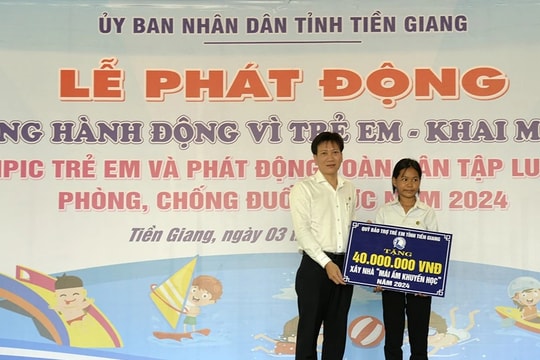 Tiền Giang cộng đồng chung tay chăm lo giáo dục trẻ em