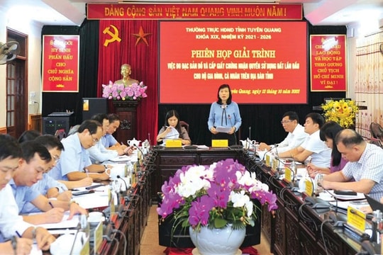 Điểm nhấn giám sát việc giải quyết kiến nghị cử tri