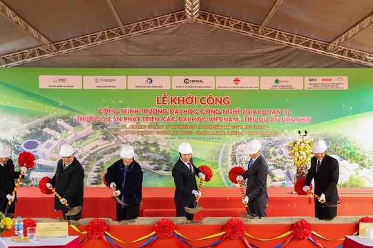 Khởi công xây dựng công trình Trường Đại học Công nghệ tại Hòa Lạc