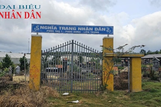  Lâm Đồng: Tổ quản trang mập mờ thu, chi tiền bán mộ gió