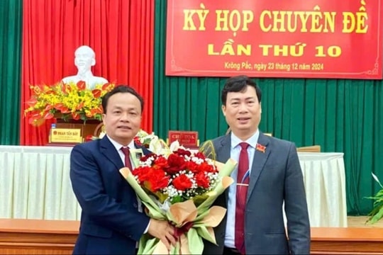 Huyện Krông Pắk, tỉnh Đắk Lắk có tân Chủ tịch UBND huyện