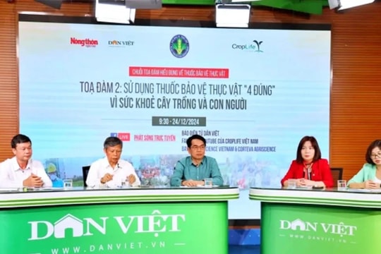 Sử dụng thuốc bảo vệ thực vật đúng cách để bảo vệ sức khỏe cây trồng và con người