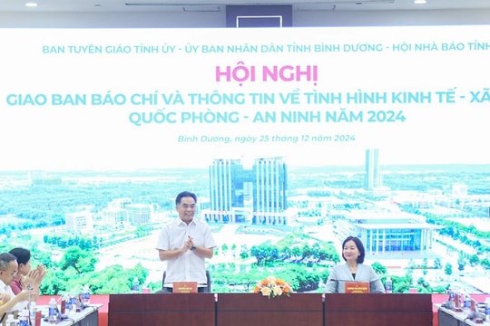 GRDP năm 2024 của Bình Dương tăng hơn 7%, nhiều chỉ số tăng trưởng khá