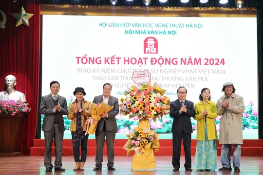 Sàn Văn hóa Học và Đọc Việt Nam đồng hành cùng Giải thưởng Hội Nhà văn Hà Nội năm 2024