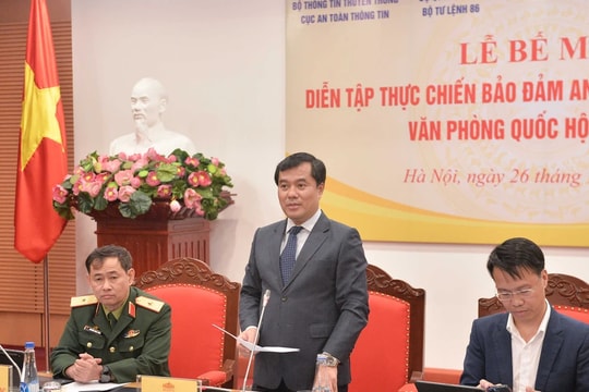 Bế mạc diễn tập thực chiến bảo đảm an toàn thông tin mạng Văn phòng Quốc hội