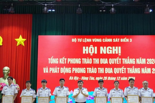 Lan tỏa sức mạnh phong trào thi đua Quyết thắng tại Bộ Tư lệnh Vùng Cảnh sát biển 3