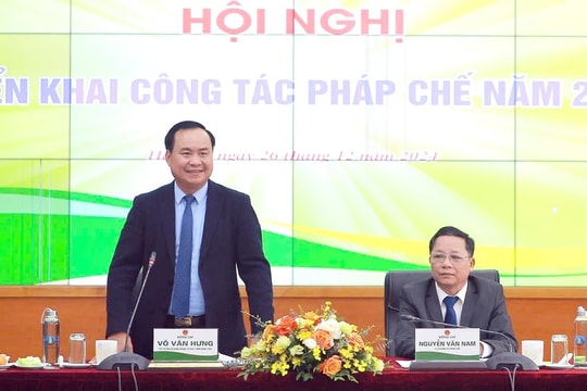 Bộ Nông nghiệp và Phát triển nông thôn triển khai công tác pháp chế năm 2025