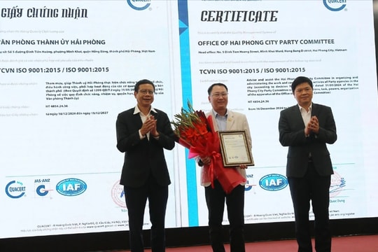 Địa phương đầu tiên thí điểm áp dụng đồng bộ Tiêu chuẩn TCVN ISO 18091:2020 tại chính quyền cấp huyện