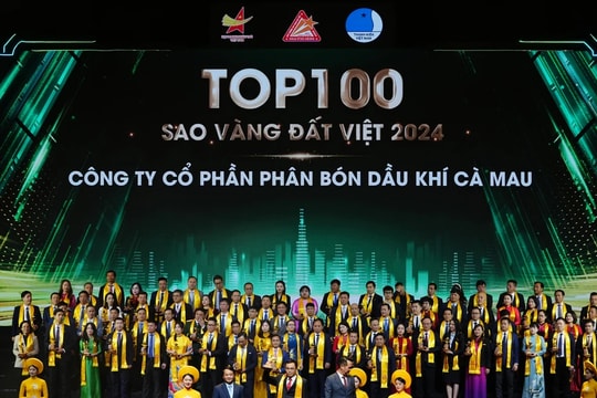 PVCFC 4 lần vinh dự đạt giải thưởng Sao Vàng Đất Việt