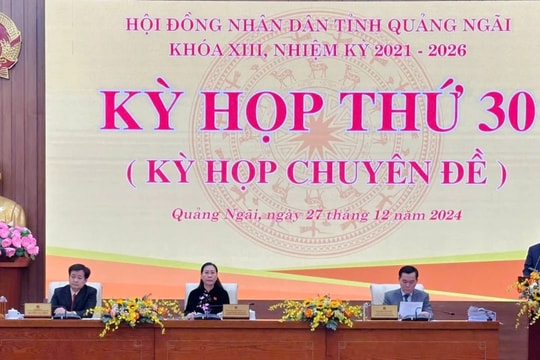 Quảng Ngãi: HĐND tỉnh thông qua nhiều nghị quyết về thu chi ngân sách, sử dụng tài sản công
