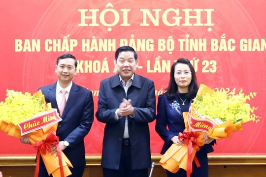 Bắc Giang kiện toàn chức danh lãnh đạo tỉnh