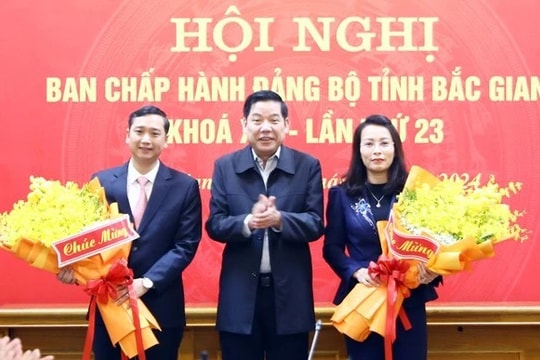 Bắc Giang có 2 tân Phó Bí thư Tỉnh ủy 