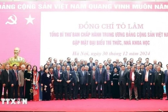 Tổng Bí thư Tô Lâm gặp mặt đại biểu trí thức, nhà khoa học
