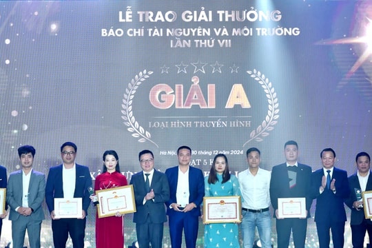 36 tác phẩm xuất sắc được trao Giải thưởng Báo chí tài nguyên và môi trường lần thứ VII
