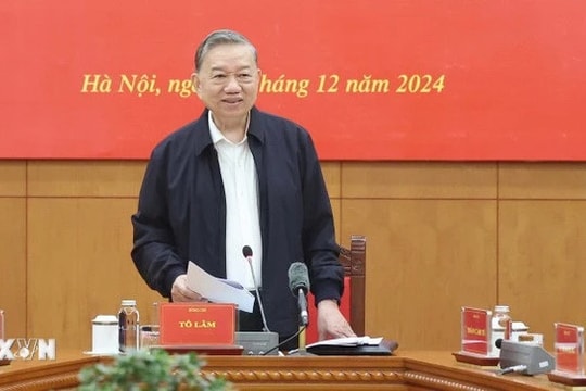 Tổng Bí thư Tô Lâm chủ trì họp Ban Chỉ đạo Trung ương về phòng, chống tham nhũng, lãng phí, tiêu cực