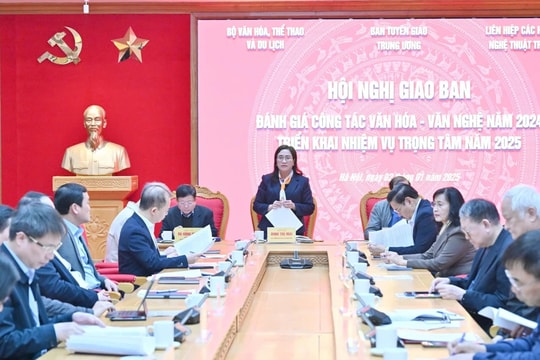 Hội nghị đánh giá công tác văn hóa - văn nghệ năm 2024, triển khai nhiệm vụ trọng tâm năm 2025