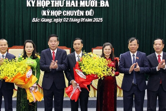 Bắc Giang có tân Chủ tịch HĐND tỉnh và Chủ tịch UBND tỉnh 