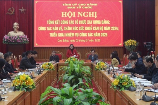 Cao Bằng: Triển khai công tác tổ chức xây dựng Đảng năm 2025