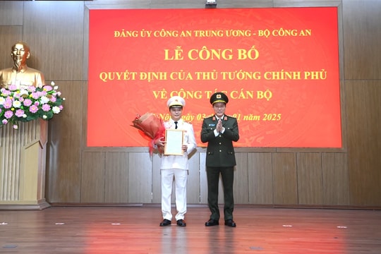 Thiếu tướng Đặng Hồng Đức được bổ nhiệm giữ chức vụ Thứ trưởng Bộ Công an
