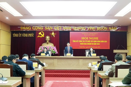 Vĩnh Phúc: Chuẩn bị tốt công tác nhân sự cho đại hội Đảng bộ các cấp nhiệm kỳ 2025 – 2030