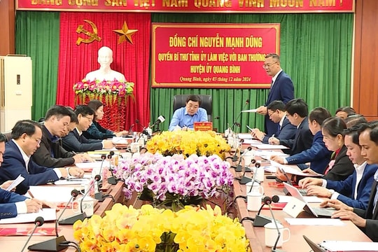 Quang Bình, Hà Giang: Chuẩn bị bài bản, kỹ lưỡng cho Đại hội Đảng bộ huyện