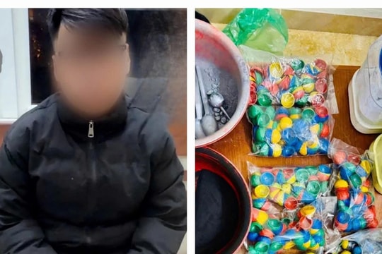 Báo động tình trạng học sinh tự chế pháo Tết gây hậu quả nghiêm trọng