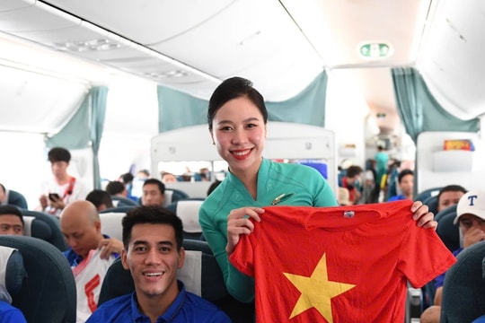 Vietnam Airlines chào mừng đương kim vô địch ASEAN Cup 2024