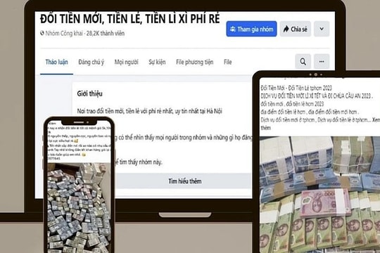 Cảnh giác thủ đoạn lừa đảo đổi tiền, vay tiền dịp cận Tết Nguyên đán 2025