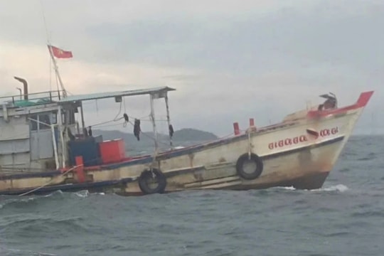 Bắt đối tượng chống lực lượng tuần tra trên biển Kiên Giang