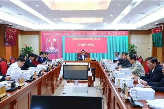 Ủy ban Kiểm tra Trung ương họp Kỳ thứ 53
