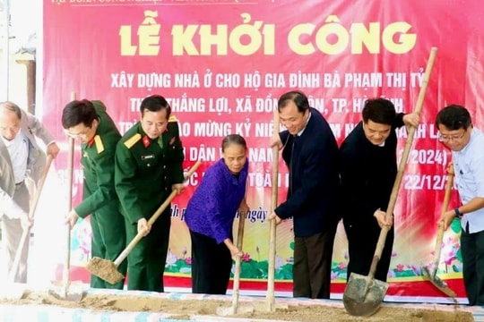 Hà Tĩnh chung sức quyết tâm xóa nhà tạm, nhà dột nát