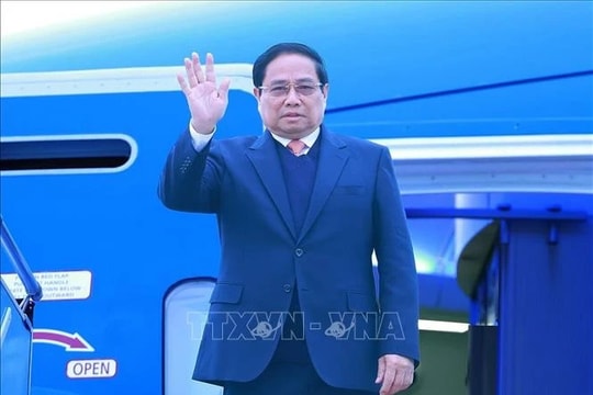 Thủ tướng Phạm Minh Chính lên đường thăm, làm việc tại Lào