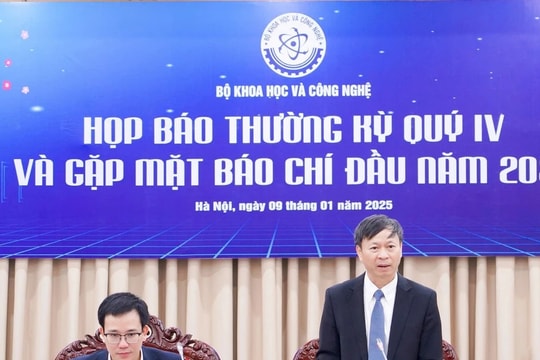 Năm 2025, ưu tiên trình Quốc hội các dự án luật quan trọng của ngành khoa học và công nghệ