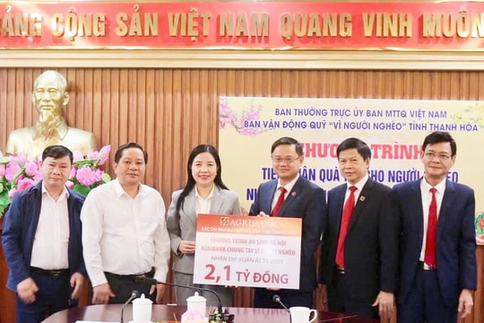 Agribank chung tay vì người nghèo, đối tượng chính sách nhân dịp Xuân Ất Tỵ năm 2025 