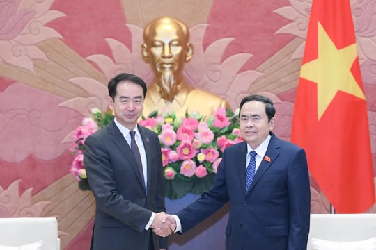 Chủ tịch Quốc hội Trần Thanh Mẫn tiếp Đại sứ Trung Quốc tại Việt Nam