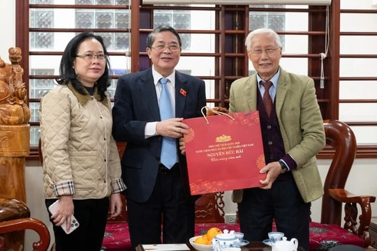 Phó Chủ tịch Quốc hội Nguyễn Đức Hải thăm, chúc Tết các nguyên lãnh đạo Đảng, Nhà nước