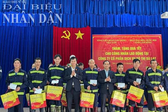 Phó Chủ nhiệm Ủy ban Xã hội Lâm Văn Đoan thăm, tặng quà Tết tại Đà Lạt, Lâm Đồng