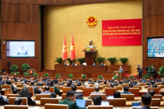 Hội nghị toàn quốc về đột phá phát triển khoa học, công nghệ, đổi mới sáng tạo và chuyển đổi số quốc gia 