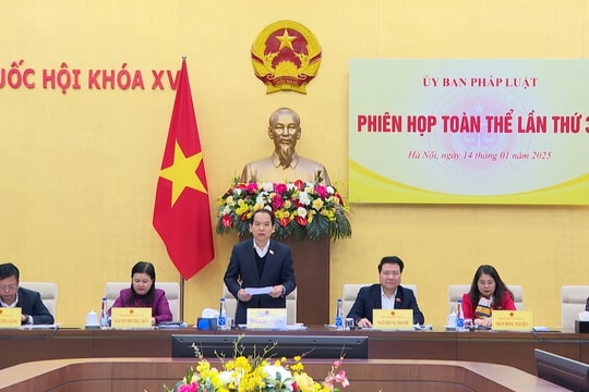 Ủy ban Pháp luật họp Phiên toàn thể lần thứ 30