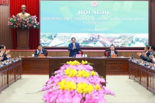 Thủ tướng Phạm Minh Chính chủ trì Hội nghị lần thứ 5 của Hội đồng điều phối vùng Đồng bằng sông Hồng