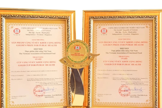 Amway Việt Nam lần thứ 21 vinh dự nhận giải thưởng sản phẩm vàng vì sức khỏe cộng đồng