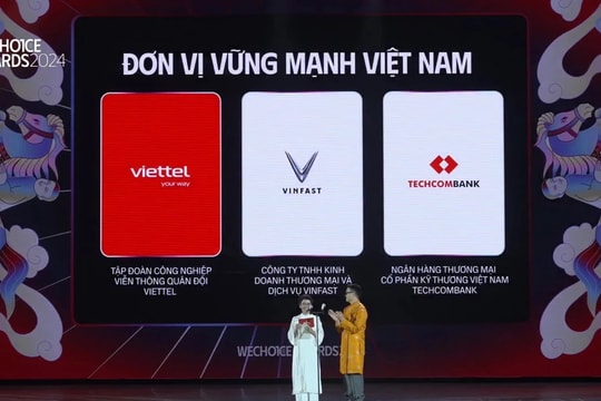 Techcombank được vinh danh "đơn vị vững mạnh" tại WeChoice Awards 2024 vì đóng góp tích cực cho cộng đồng